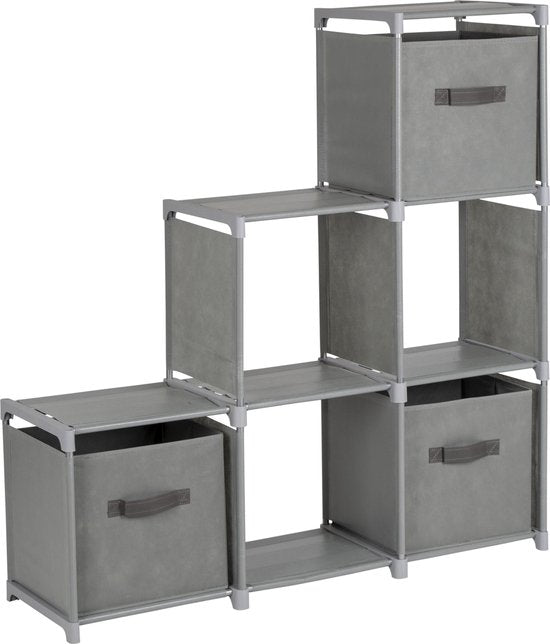 Bo-Camp - Armoire à compartiments - Multi-Usage - 6 compartiments