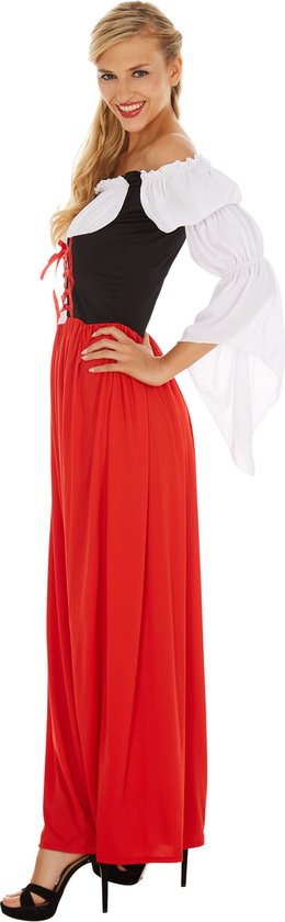 Dressforfun Costume femme dirndl festif Resi modèle 1 - S - Costume carnaval - Oktoberfest - Déguisement - Party wear - Fête - Party wear