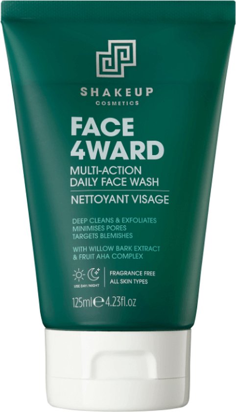 Shakeup Cosmetics - Face 4ward Multi-action Daily Facial Cleanser - 125 ml