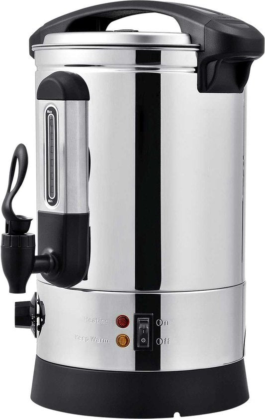 Bouilloire à vin chaud - Juskys - Teramo en acier inoxydable - 7 litres - 1500 Watt - acier