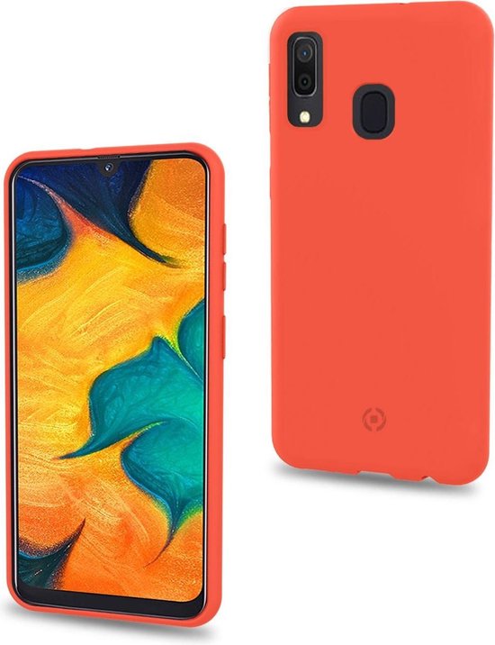 Étui Celly pour Samsung Galaxy A40 - Coque arrière en TPU - Orange