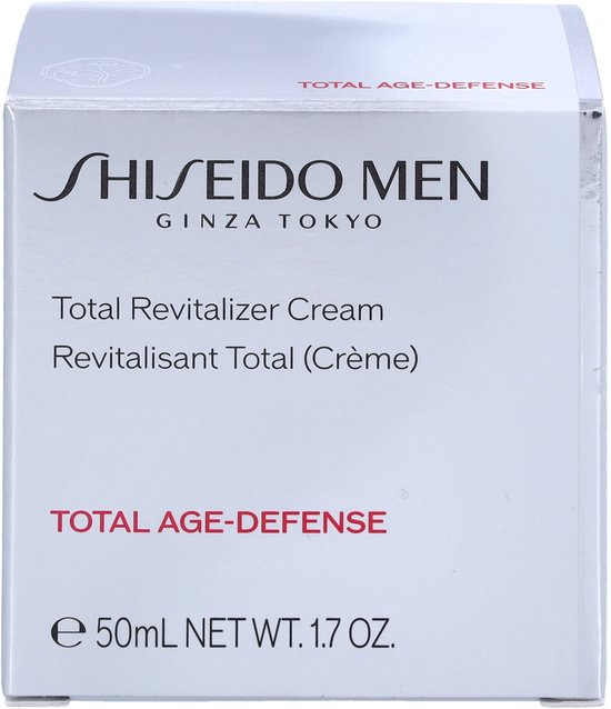 Shiseido Men Total Revitaliser Cream - Crème anti-âge vitalisante - 50 ml