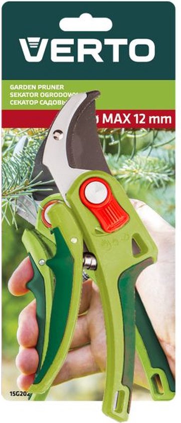 Sécateur Verto à enclume courbé - vert