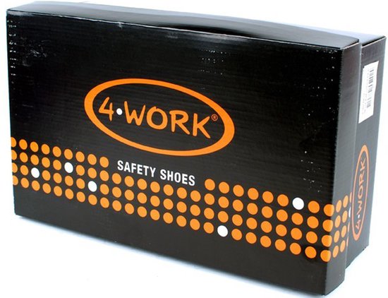 4WORK 4W12 Noir Chaussures de travail hautes S3