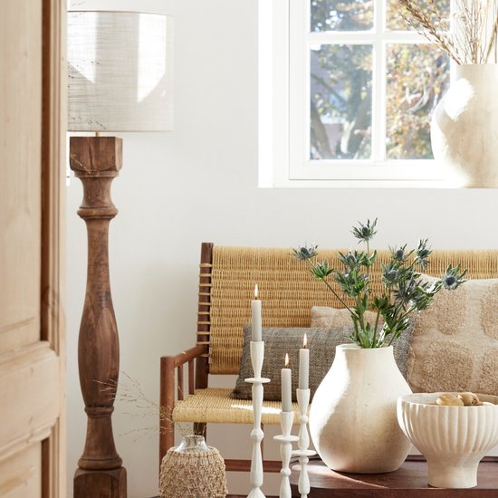 Abat-jour Light & Living - 40x30x40 - Laine acrylique - Beige