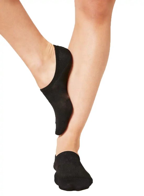 2 paires de chaussettes invisibles en bambou - Chaussettes basses d'entraînement en bambou - Bas de chaussettes pour hommes et femmes - 42 - Blanc