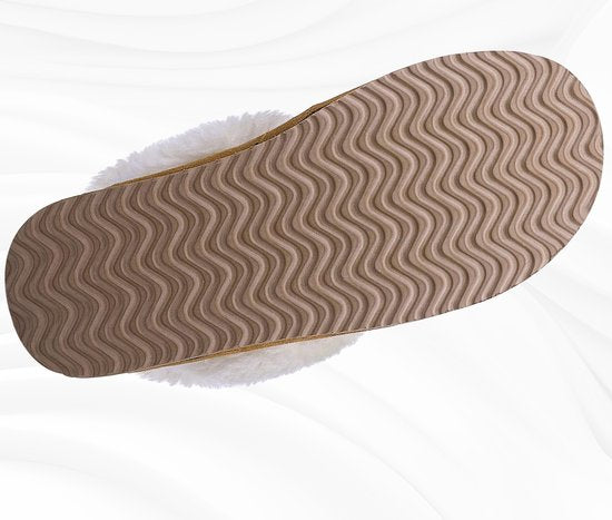 Chaussons Dames - Chaussons - Taille 40/41 - Châtaigne - Antidérapant - Comfeet