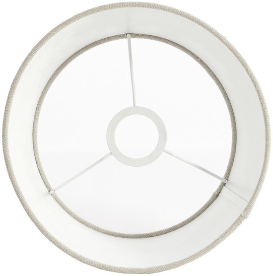 Light & Living - Abat-jour LIVIGNO - 25x20.5x14cm - Gris