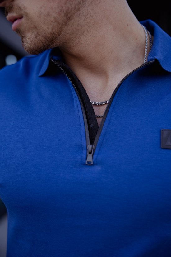 AB Lifestyle - Polo Platinum | Navy Peony - Hommes - Taille : XS