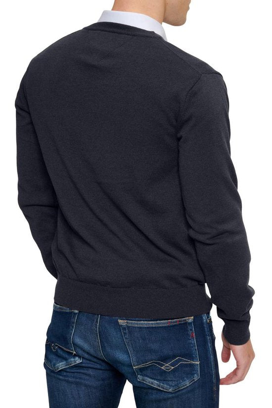 Pull Mario Russo - Marine - Taille M - Qualité italienne