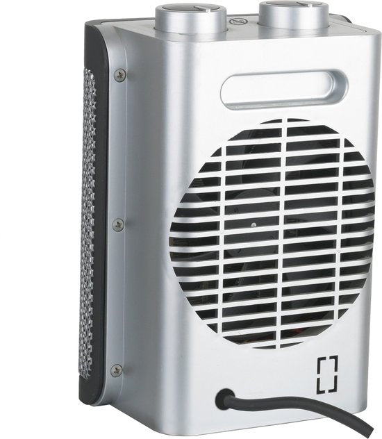 Tomado THC1501B - Chauffage céramique - 24m² - 1500 watts - 2 niveaux de chaleur - Noir/gris