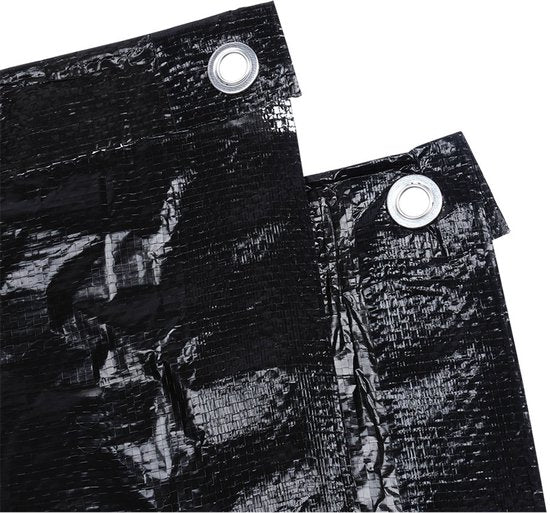 RedCliffs - Fond de tente et vestibule - Imperméable - 300x400 cm - Noir - Avec yeux