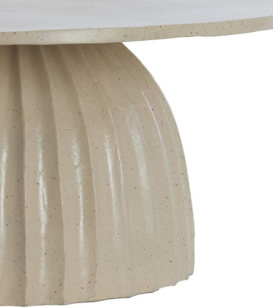 Light & Living Table basse ronde Veglia 70cm - Sable