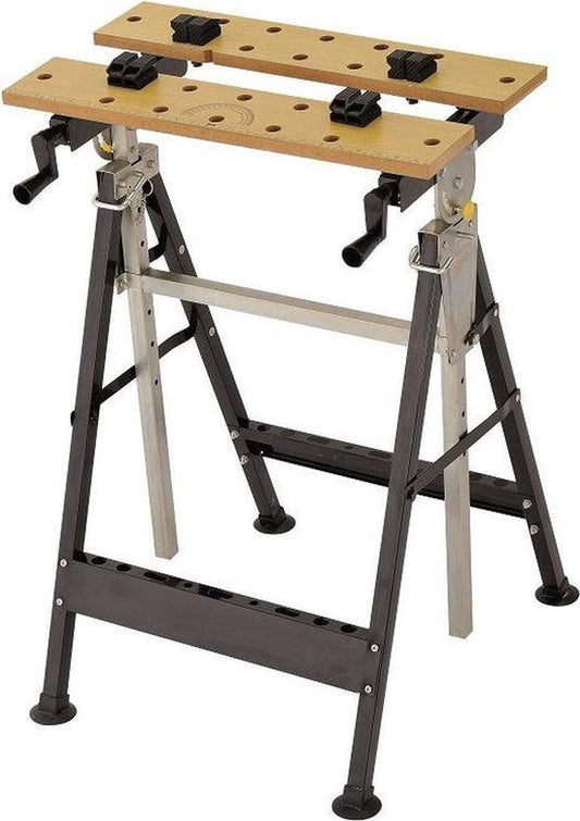 Etabli réglable en acier T4all - Pliable et facile à ranger - 81x62x70cm