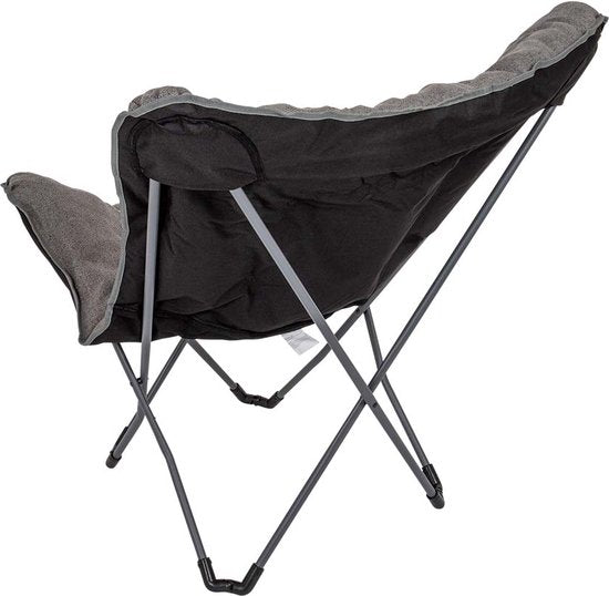 Bo-Camp - Urban Outdoor - Chaise papillon - Grainger - L - Nika - Gris