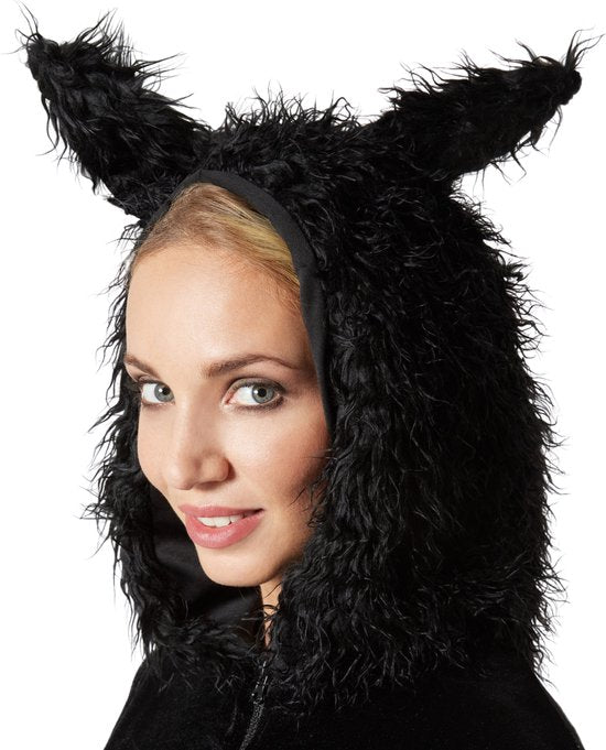 dressforfun - Costume femme chauve-souris noire - L - Costume carnaval - Halloween - Déguisement - Tenue de soirée - Tenue de carnaval - Fête - Tenue de soirée