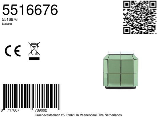 Light & Living - Colonne LUCIANO - Ø40x40 cm - Vert