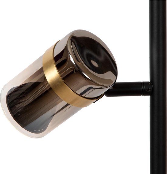Lucide UPTON - Lampadaire - 3xGU10 - Fumé