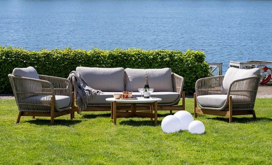 House Nordic Terracina Lounge Sofa Acacia/Beige