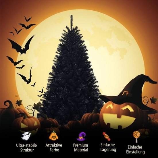 Coast Sapin de Noël - 1036 branches - PVC - 180cm - Noir