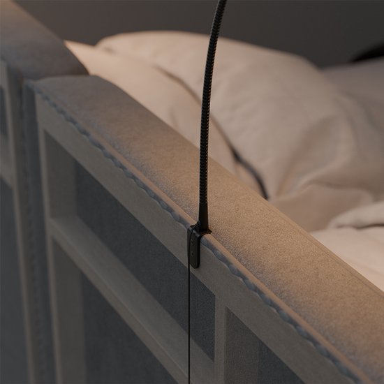 Nolt Lampe de lecture pour le lit - Veilleuse à intensité variable - 2 lampes de lit - Lampe de chambre à coucher - Lampes de lecture tête de lit - Lampe de lecture pour adultes