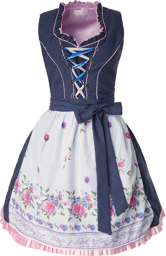 Dressforfun Mini-dirndl Garching model 1 - XL - Costume carnaval - Oktoberfest - Dress up - Party wear - Party - Party wear