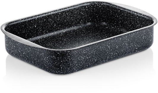 Plat à four Westinghouse - 30 x 22 cm - Lavable au lave-vaisselle - Marbre noir
