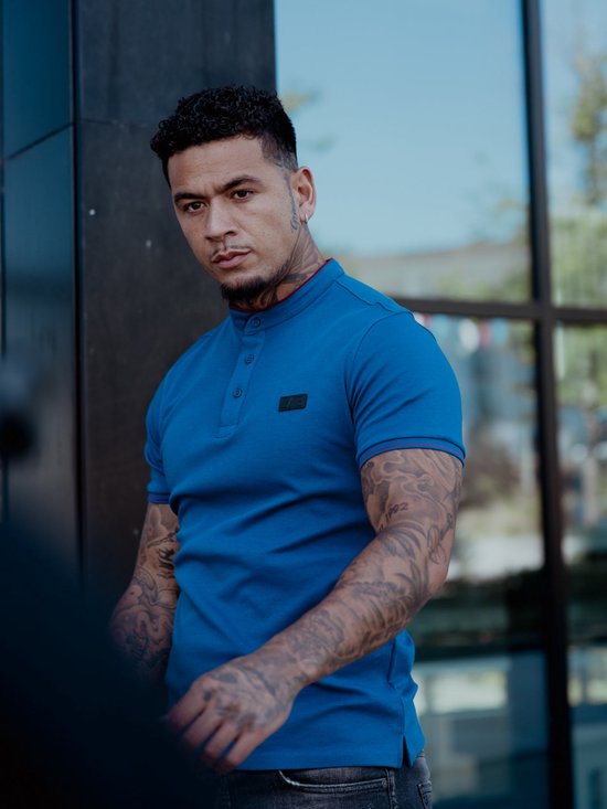 AB Lifestyle - Polo Tokyo | Navy Peony - Hommes - Taille : S