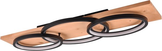 TRIO BARCA - Plafonnier - Noir mat - incl. 1x SMD 40W