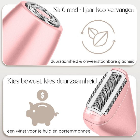 Sansbeauté® 3-in-1 Ladyshave - avec écran - électrique - rechargeable par USB