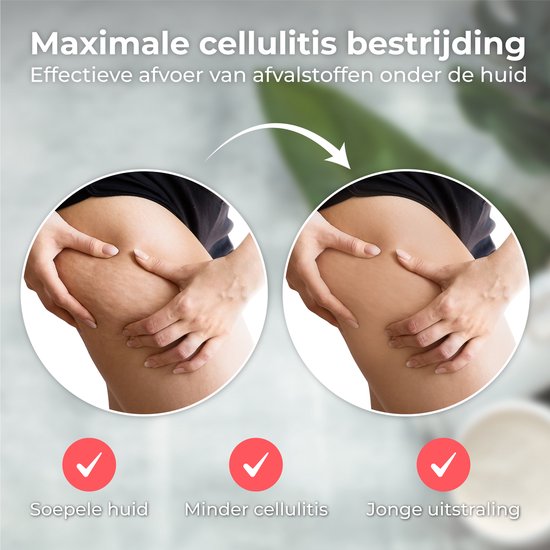 Nuvance - Appareil électrique de massage de la cellulite - 12 niveaux et températures - eBook inclus - Corps entier - Cupping Cups Set Massage - Cellulite Cups - Hijama Cups - Anti Cellulite