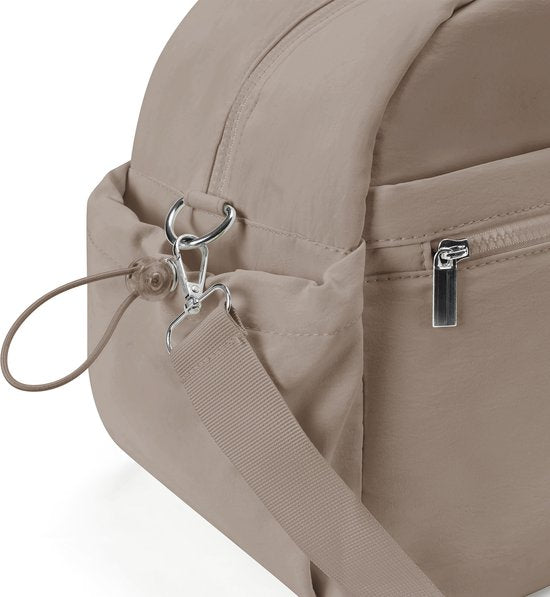 Skycases Weekend Bag - Article personnel - Bagage à main pour Ryanair et Transavia - Imperméable et spacieux - Compartiments intelligents - Idéal pour le voyage et l'usage quotidien - Champagne