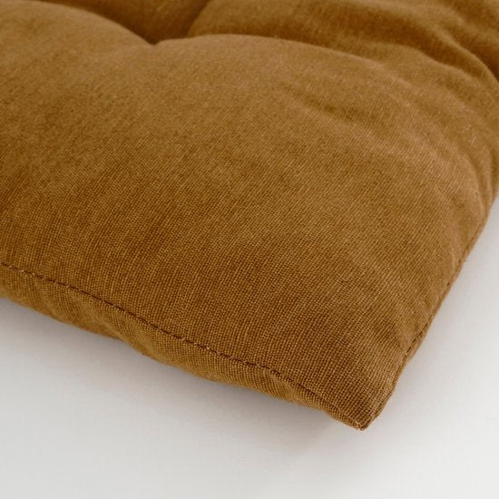 Collection In The Mood Coussin de chaise Paddy - L46 x B46 cm - Coton - Marron
