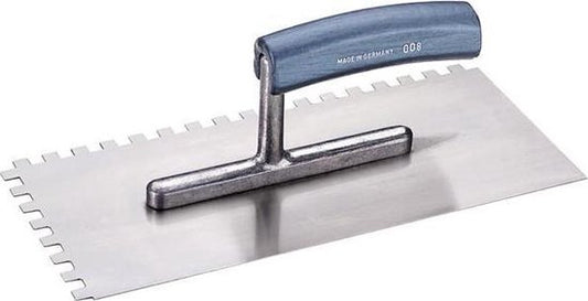 Jung Henkelmann Truelle à colle Semi-pro 280 X 130 Mm Acier inoxydable Bleu