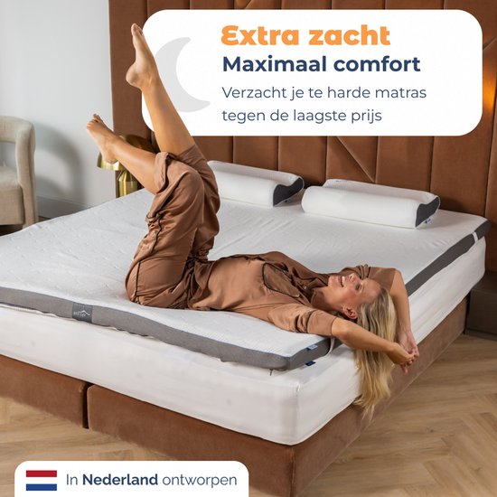 Surmatelas Best Life 160x200 - Topdeck matelas - Topmatelas 6 CM