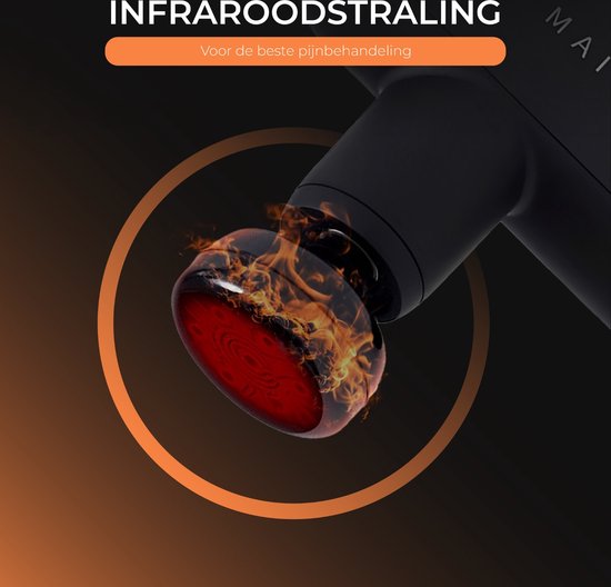 Maicura GO - Pistolet de massage - Professionnel - Appareil de massage - Pistolet de massage - Infrarouge