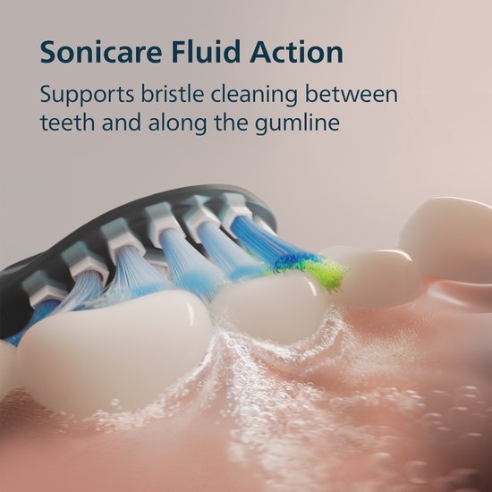 Philips Sonicare DiamondClean - Brosse à dents électrique - Aigue-marine/noir - Étui de voyage - HX9911/88