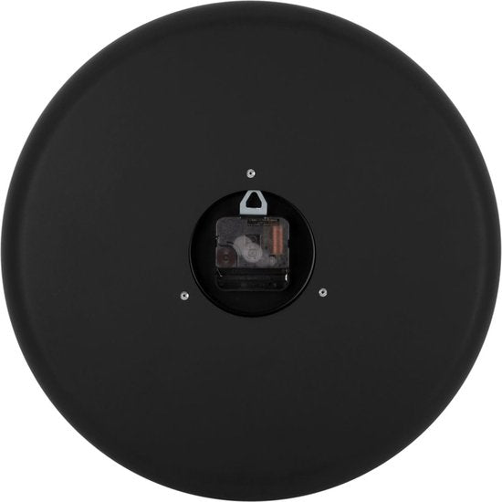 Horloge murale Karlsson Dual Disc - Noir - Ø38cm - Horloge murale moderne