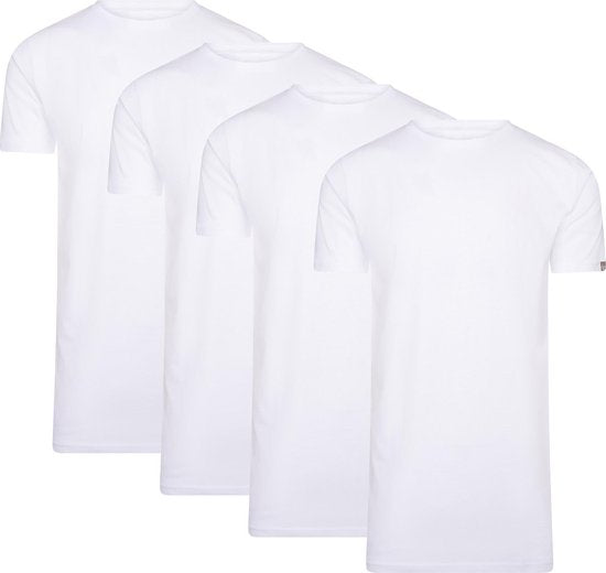 Cappuccino Italia - Hommes Tee SS 4-Pack T-shirts - Blanc - Taille S