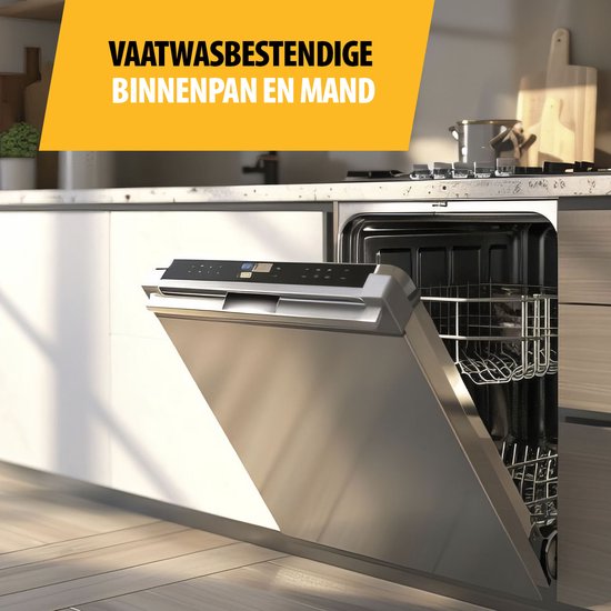 Tristar Friteuse 3 litres - FR-9327 - Friteuse 2000W - Hublot - acier inoxydable