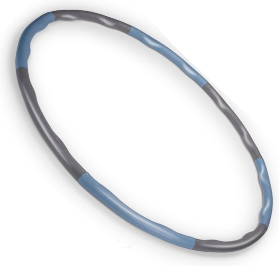 Umbro Hula Hoop avec poids - Matériel de fitness - 890 GR - 95 CM ⌀ - Gris/ Bleu