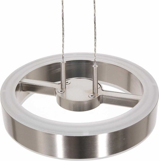 Lampe suspendue Steinhauer - acier - métal acrylique - lampe design - LED - Argenté501ST