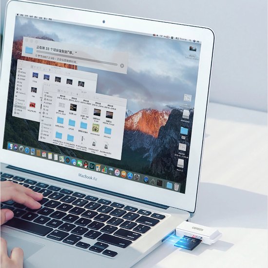 Ugreen - portable - Lecteur de carte TF/SD pour USB 3.0 noir - (CM104)