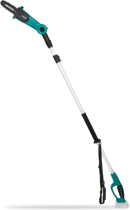 VONROC Tronçonneuse Accu télescopique 20V - Lame de scie inclinable - Extensible à l'infini - Sans batterie ni chargeur rapide