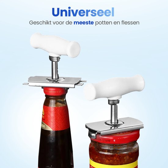 Techvavo® Pot Opener - Handy Opener For Pots - Ergonomic Lid Opener - Pot Opener - Kitchen Tools - Rheumatism Aids