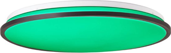 Plafonnier Brilliant Heida - Ø 49 cm - LED encastré - Dimmable & RGB - Noir