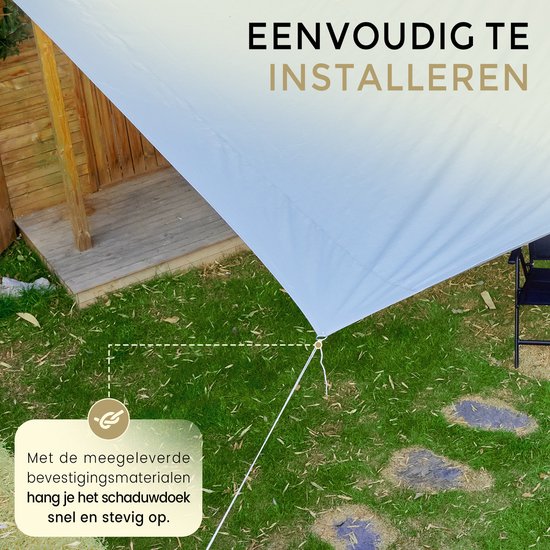 O'DADDY® Toile d'ombrage 4x3m Rectangle - Voile solaire - Filet d'ombrage - Store avec matériel de fixation - Imperméable - Protection solaire UV30 - Gris foncé