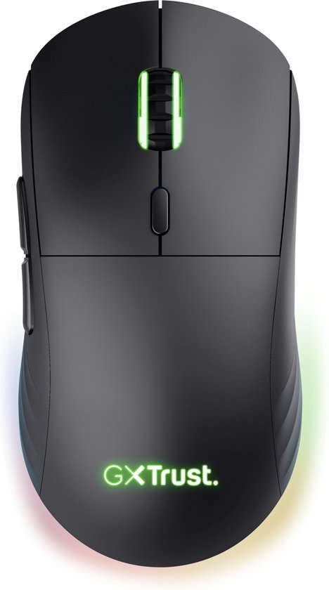 Trust GXT 927 Redex+ - Souris de jeu sans fil - Eclairage RGB - 25600 DPI - Noir