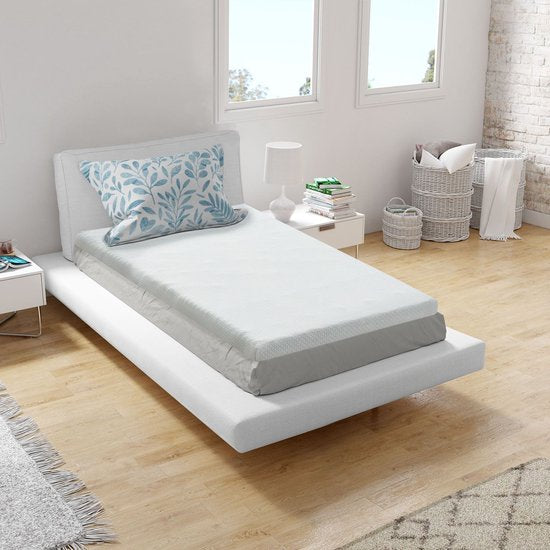 Sur-matelas / Sur-matelas / Sur-matelas - 90 x 200 cm - H2 / H3 - Mousse à mémoire de forme