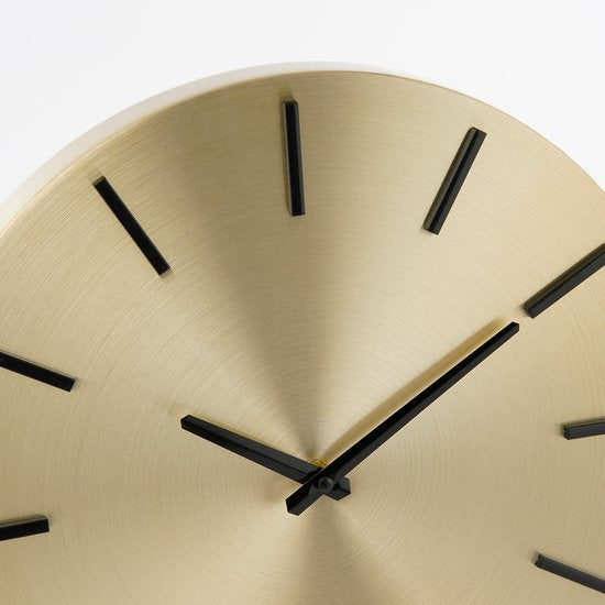 Mica Decorations Horloge murale Brixen - Ø36 cm - Or